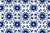 Tile pattern of wildflower backgrounds white blue.