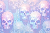 A lot of skull purple art backgrounds.