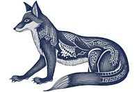 Antique of antiquities fox drawing sketch animal.