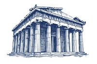 Antique of olympia drawing sketch architecture.