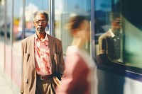 Standing portrait adult men.