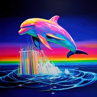 A dolphin outdoors animal mammal. AI generated Image by rawpixel.