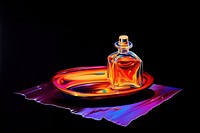 A perfume bottle refreshment container cosmetics. AI generated Image by rawpixel.