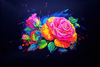A rose pattern flower petal. AI generated Image by rawpixel.