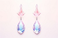 Diamond earrings gemstone jewelry crystal.
