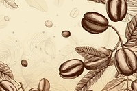 Coffee bean with bug plant food backgrounds.