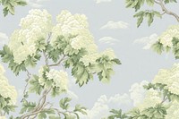 Hydrengea wallpaper pattern plant.