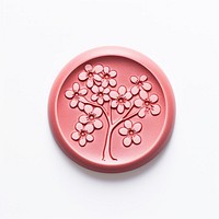 Sakura Seal Wax Stamp circle locket shape.