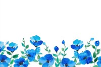 Blue flowers backgrounds nature plant.