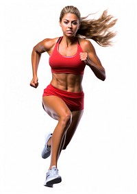 Woman athlete running sports adult.