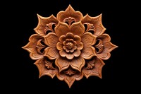 A lotus art pattern flower. AI generated Image by rawpixel.