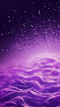  A purple wave with glitter nature night backgrounds. AI generated Image by rawpixel.