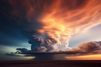 The big cloud sky outdoors nature. AI generated Image by rawpixel.