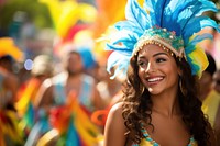Colorful Latina parade in Hispanic fastival concept celebration carnival adult.
