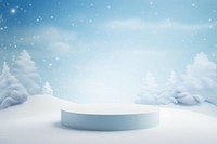 Product podium snow snowflake winter. AI generated Image by rawpixel.