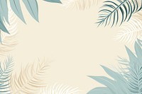 Tropical palm leaves frame hand-drawn illustration pattern outdoors nature. AI generated Image by rawpixel.