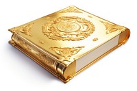 Mythology book gold publication jewelry.