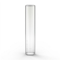 Round bottom test tube glass transparent vase.