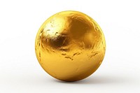 Planet gold sphere egg.