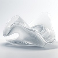 Wavy white simplicity porcelain.