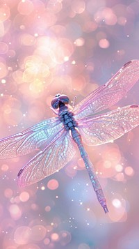 Cute dragonfly animal insect invertebrate.