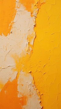 Yellow and orange plaster rough paint. AI generated Image by rawpixel.