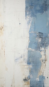 Blue wall architecture painting. 