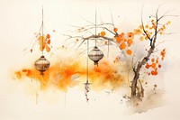 Chinese elements painting hanging creativity.