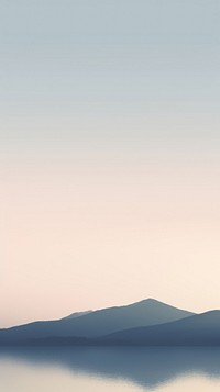  Lake mountain outdoors horizon. AI generated Image by rawpixel.