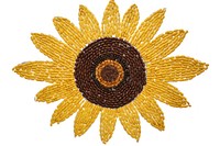  Sunflower pattern plant art. AI generated Image by rawpixel.