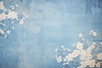 Flower blue paper backgrounds blossom nature.