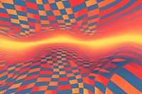  Sunset pattern abstract line. AI generated Image by rawpixel.
