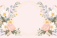 Wedding flower frame border backgrounds pattern plant. AI generated Image by rawpixel.