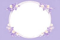 Purple flower frame plant chandelier fragility. AI generated Image by rawpixel.
