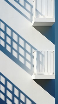  Windows of building wall architecture handrail. AI generated Image by rawpixel.