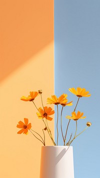  Garden of flower petal plant vase. AI generated Image by rawpixel.
