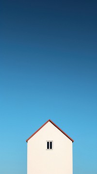  Little hut sky architecture building. AI generated Image by rawpixel.