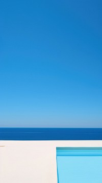  Ocean calm sky outdoors horizon. AI generated Image by rawpixel.