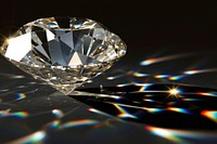 Transparent diamond sunlight reflections abstract gemstone jewelry.