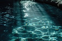 Transparent pool sunlight reflections outdoors nature tranquility.