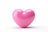 Pink heart white background investment magenta. AI generated Image by rawpixel.