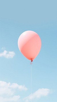  Balloon and sky tranquility aircraft outdoors. AI generated Image by rawpixel.