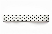 Black and white color polka dot pattern adhesive strip white background rectangle spotted. AI generated Image by rawpixel.