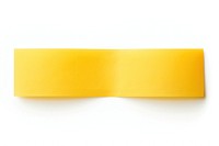 Yellow color translucent paper adhesive strip white background accessories simplicity. AI generated Image by rawpixel.