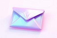 Cute mail white background technology envelope.