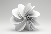 Paper white origami inflorescence.