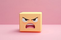 Angry emoji representation frustration displeased.