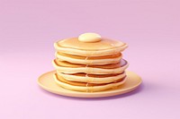 Pancakes plate food medication.