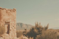Person climbs up architecture mountain building. AI generated Image by rawpixel.