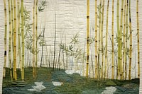 Bamboo grove textile plant backgrounds.